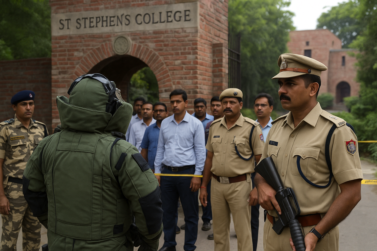 ST Stephens Bomb Threat July 2025 Delhi School Evacuation Updates