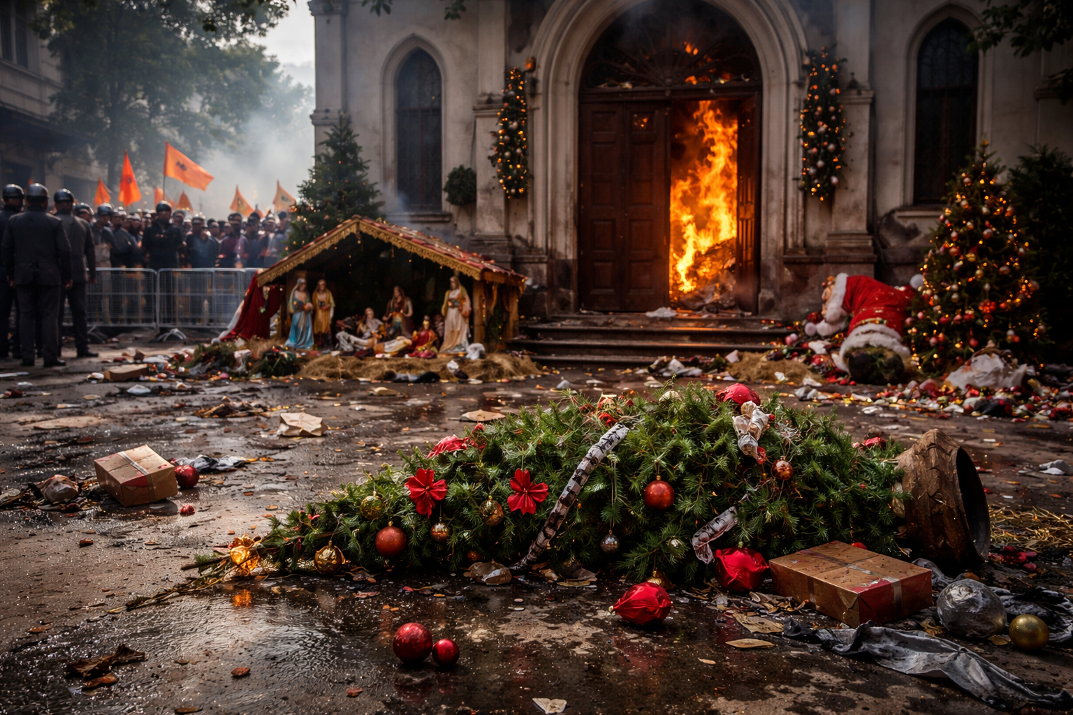 Christmas Celebrations Attacked India MP Chhattisgarh Assam