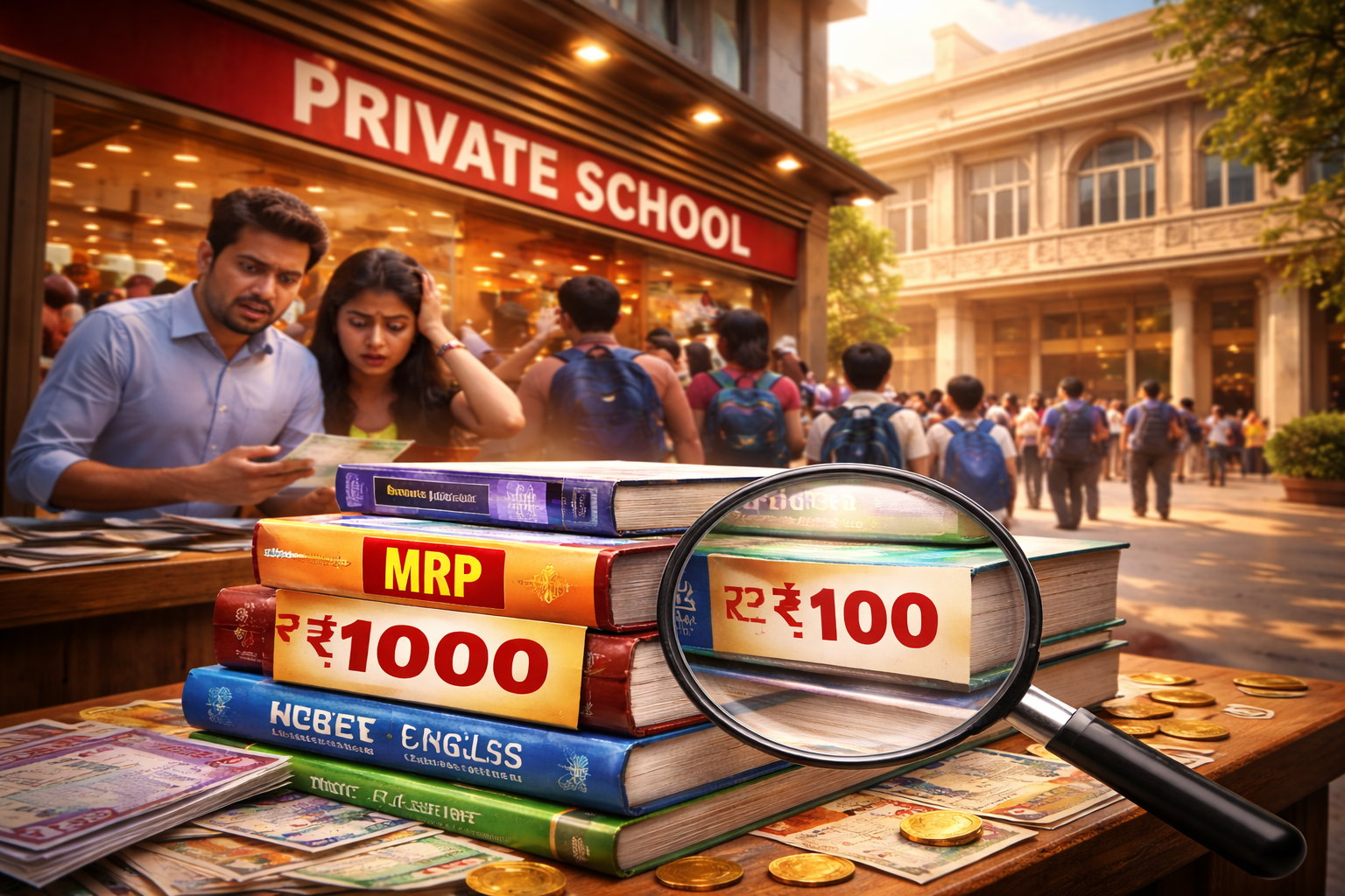 ₹100 Book Sold for ₹1000? Private School Book Mafia Revealed!