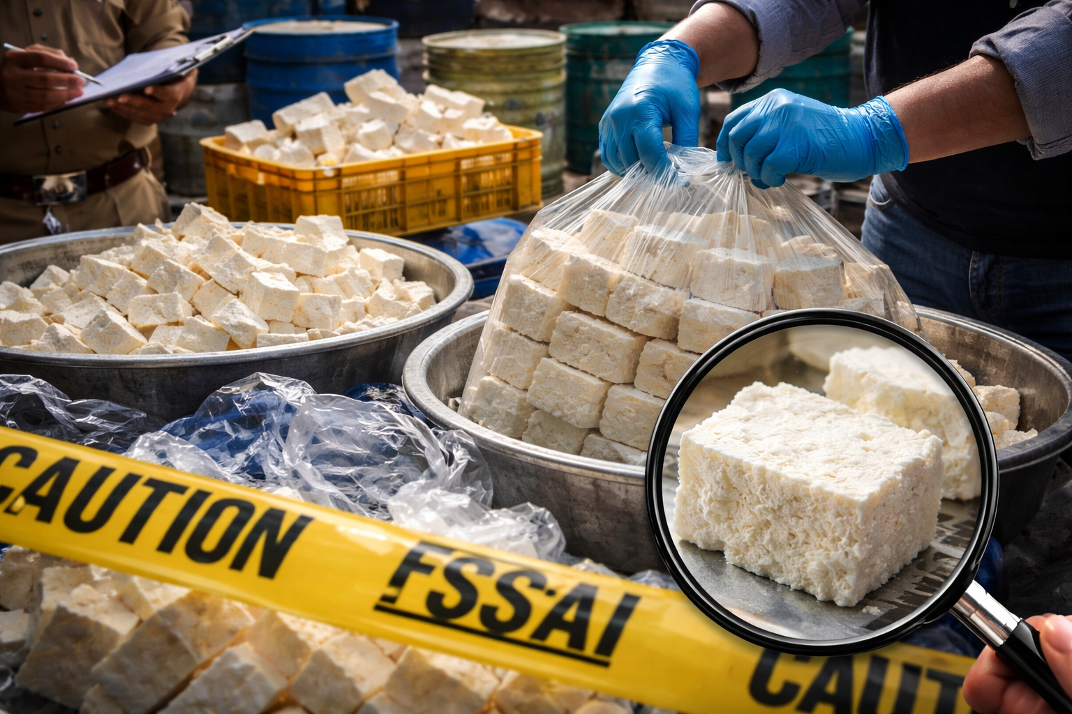 Meerut Raid EXPOSED! 2800 Kg Chemical Paneer Worth Lakhs Seized