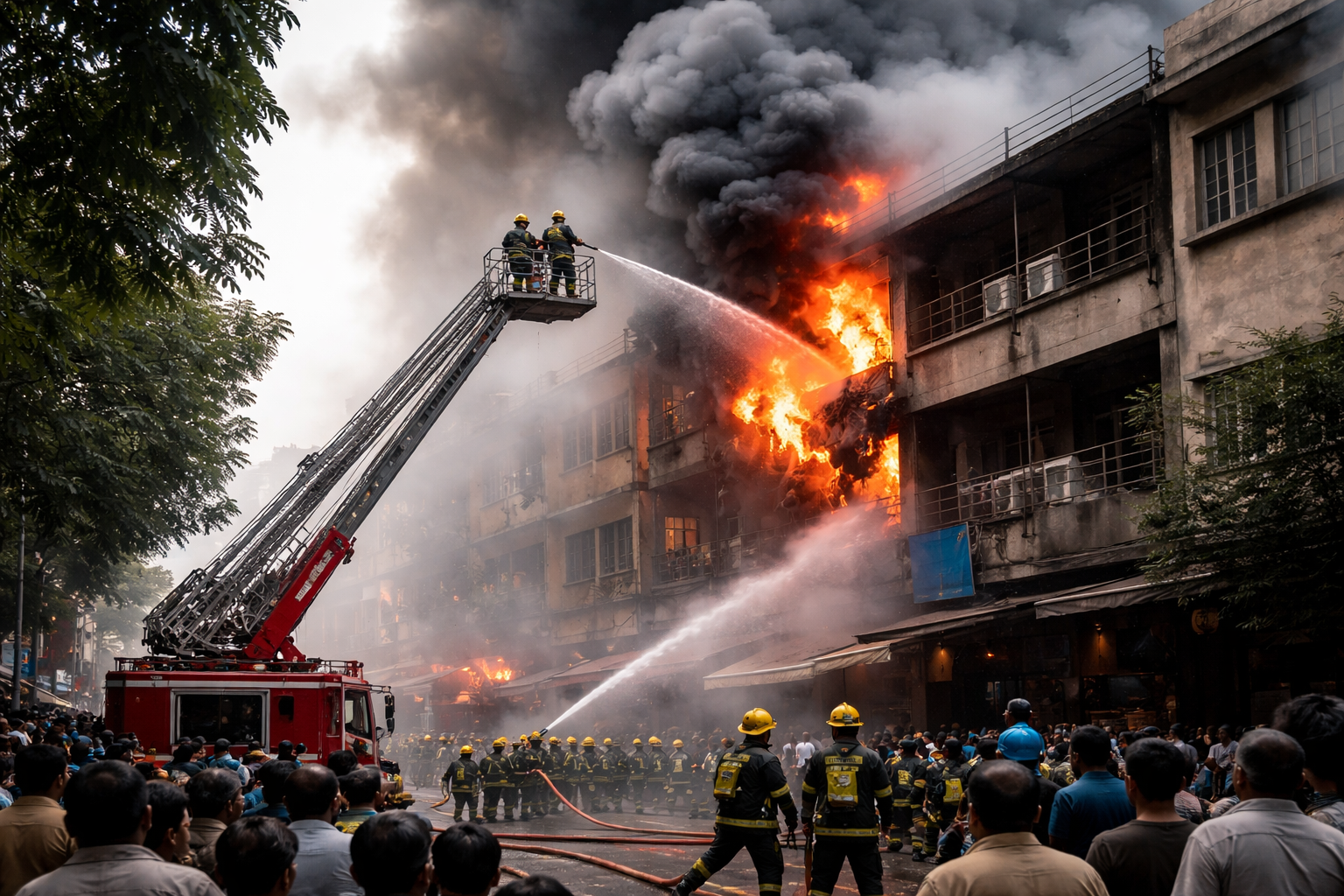 Delhi Fire Horror 😱 Hydraulic Ladder Didn’t Work? Shocking Truth!
