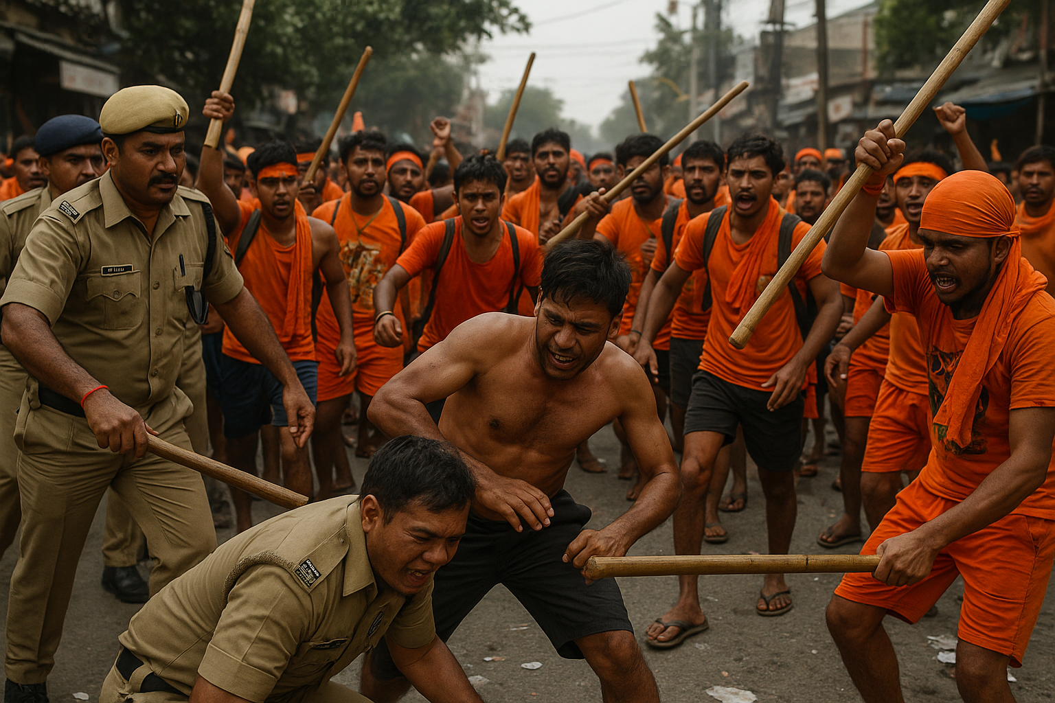 Kanwar Yatra Violence 2025 UP Uttarakhand CRPF Attack