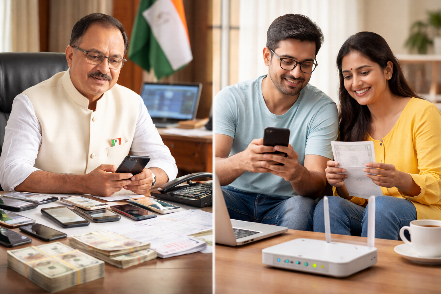 1,200 vs ₹9,000: Middle Class Mobile Bill vs MPs Communication Cost