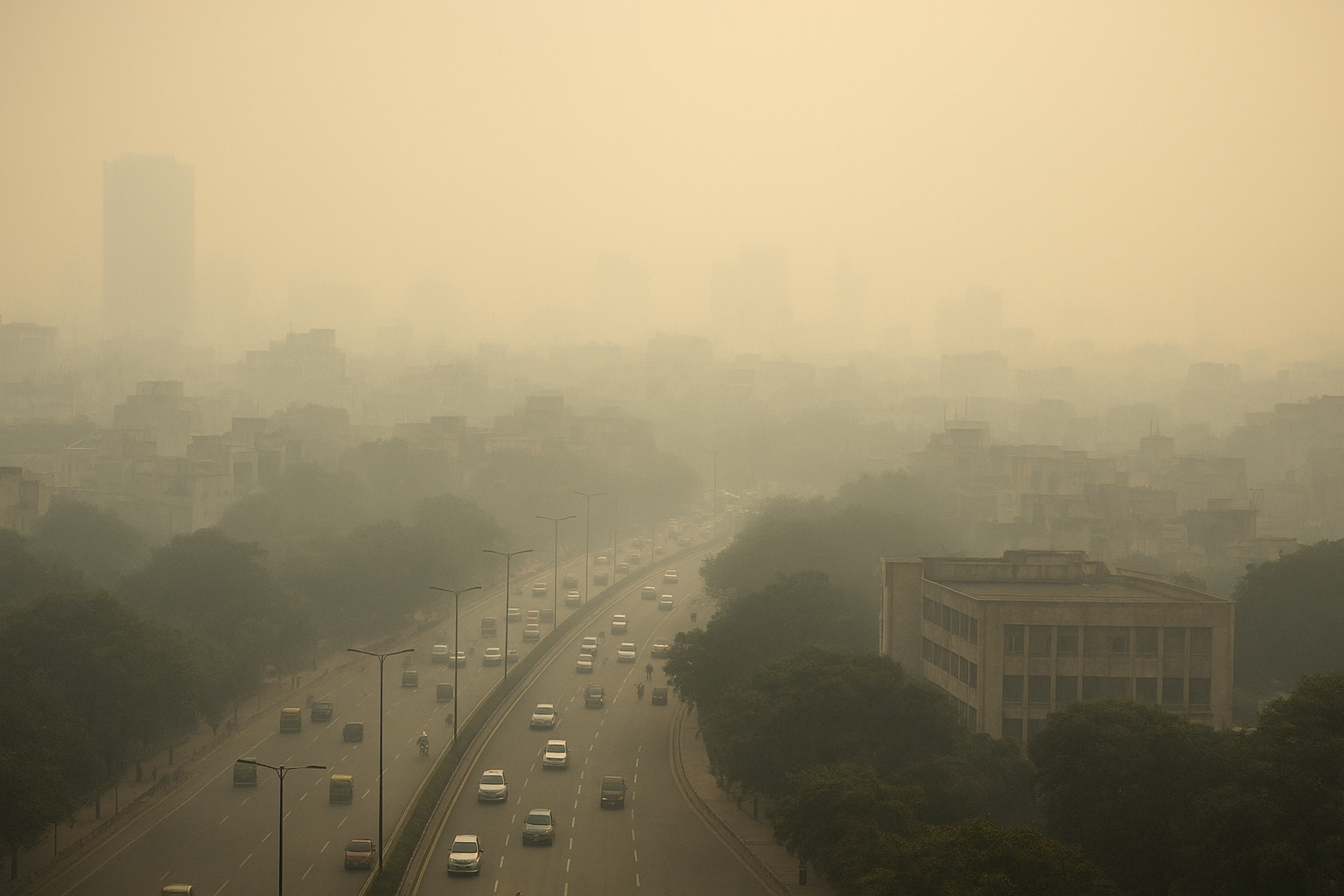 Delhi Air Pollution Emergency AQI 400 AIIMS Warning