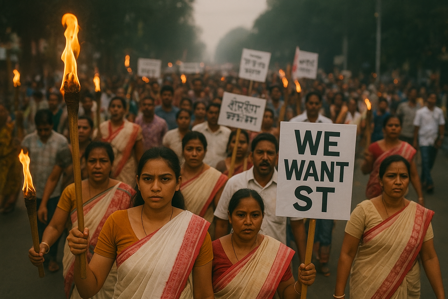Assam ST Status Protests 2025