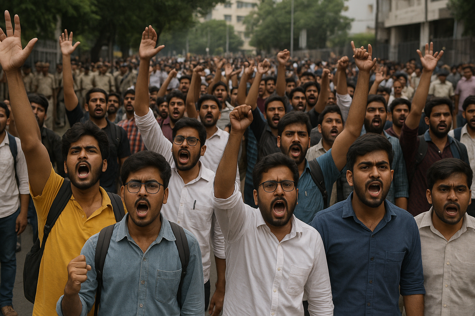 SSC Exam 2025 Protest Paper Leak Eduquity Glitches