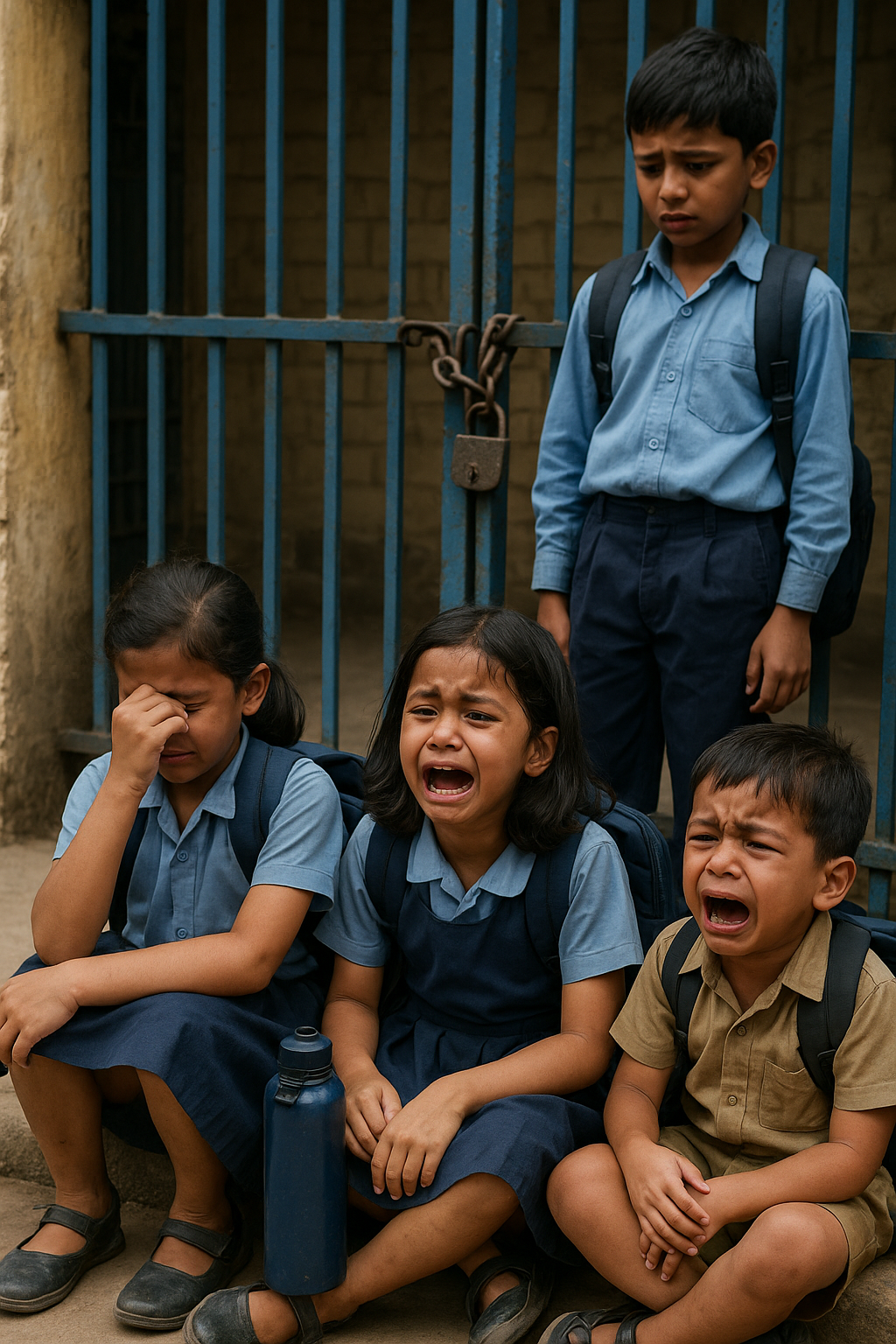 UP Schools Shut Students Protests 2025
