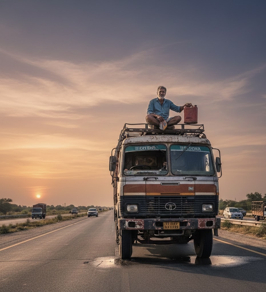 Truck Driver Self Immolation RTO Harassment MP